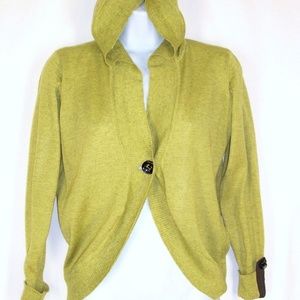 Lime Green CAbi Hooded Sweater